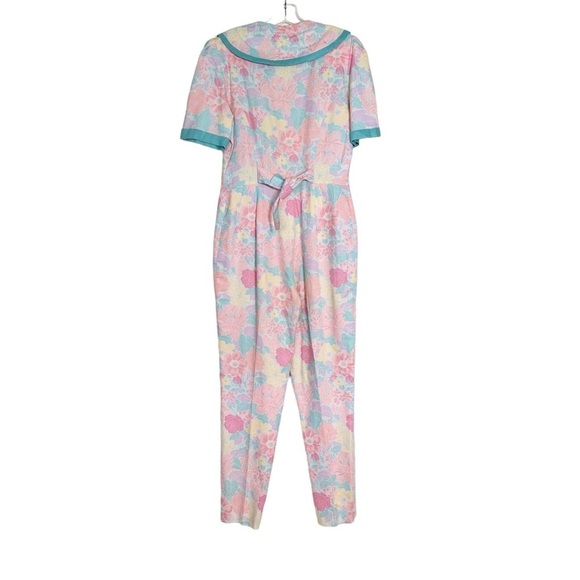 Vintage Floral Jumpsuit Size Medium - Picture 8 of 9